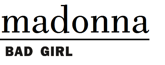 Madonna_-_Bad_Girl_logo