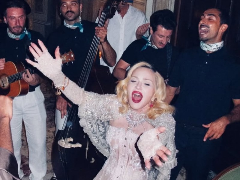 MADONNA FÊTE SES 67 ANS EN&nbsp;ITALIE